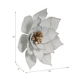 thumbnail image 5 of Lotus Flower for Home Room Wall Decor - Metal Wall Art for Living Room, Bedroom, and Bathroom Display - Modern Hanging Wall Decor for Dining, Entryway, and Hallway Accent - 3", White & Gold, 5 of 17