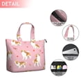 thumbnail image 2 of Cavalier King Charles Spaniels and Flowers Travel Tote Bags for Women Carry On,Large Weekender Bags for Women Travel,Multi Functional Duffle Bag for Work,Shopping,Sports, 2 of 5