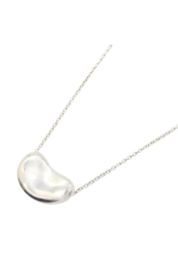 Pre-Owned Tiffany & Co. Bean Necklace, Sterling Silver 925, Women's Jewelry, Tone
