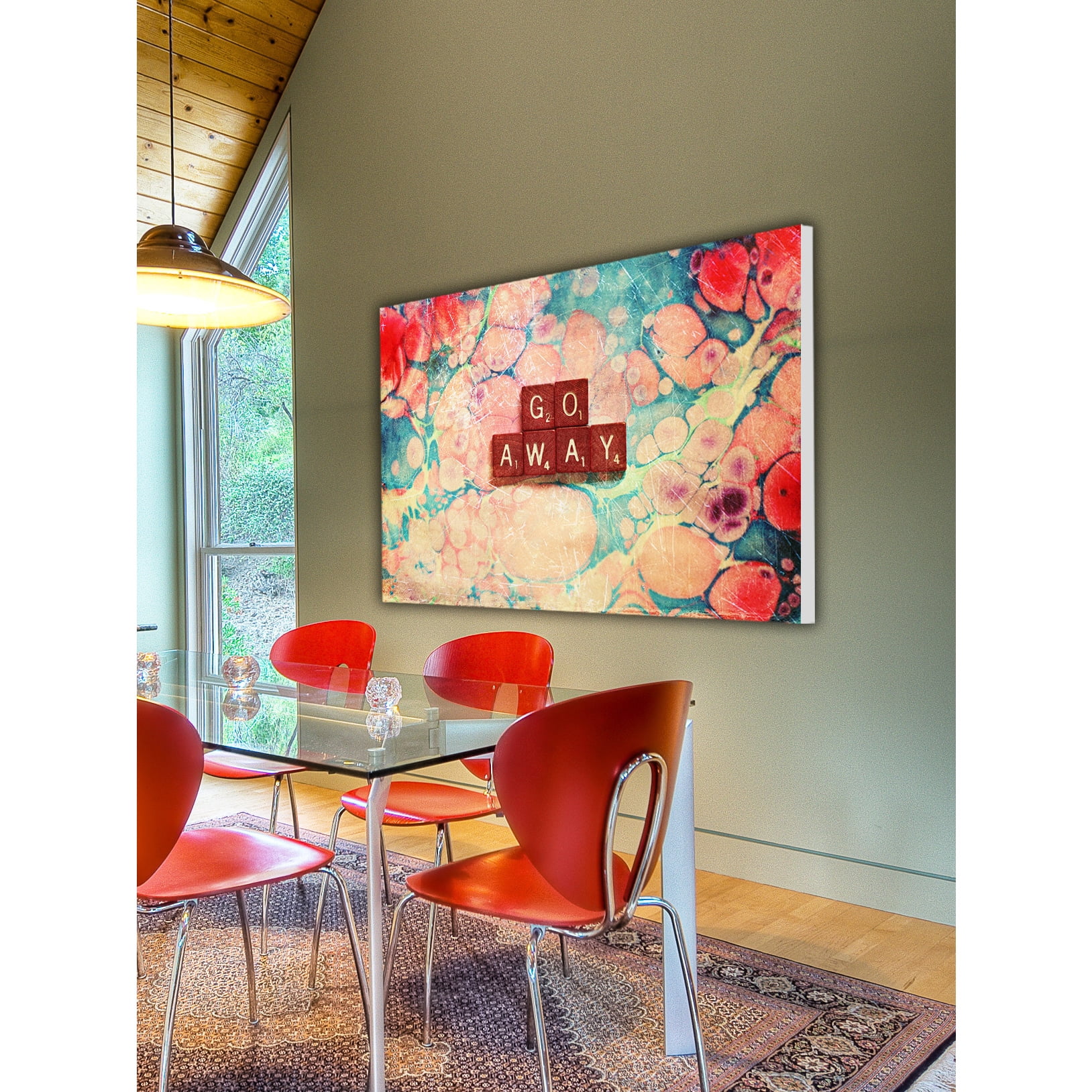 Marmont Hill "Go Away" Sylvia Cook Painting Print on Canvas