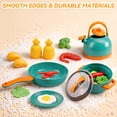 thumbnail image 2 of LINXUXIE 94PCS Kitchen Playset Accessories for Kids, Pretend Cooking with Food Fruit Veges & Cookware, Baby Birthday Gift for 1-3 3-5 5-8 Year Old, 2 of 8
