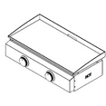 thumbnail image 3 of Suburban Mfg Griddle 4063A Elite Series; For Outdoor Use; Rectangular; Stainless Steel Control Panel; Dual Burner; 9500 BTU Left And Right Burner; Piezo Ignition, 3 of 3