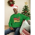 thumbnail image 2 of Have A Holly Jolly Christmas Holiday Men's Sweatshirt, 2 of 4