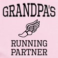 thumbnail image 2 of CafePress - Grandpas Running Partner Body Suit - Baby Light Bodysuit, Size Newborn - 24 Months, 2 of 4