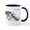 White/Navy Inside, variant on CafePress - Leopard Gecko Mug - 11 oz Ceramic Mug - Novelty Coffee Tea Cup