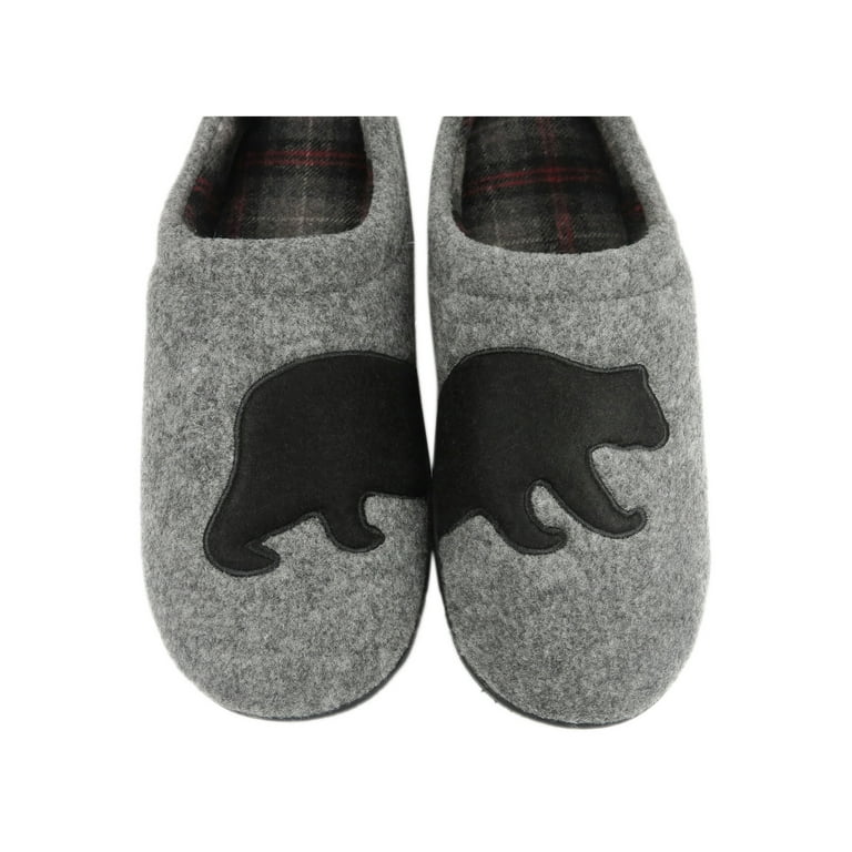 George Men s Bear Slipper Walmart