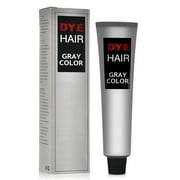 Gray Hair Dye,Light Gray Color Unisex Fashion Dye Cream for Straight, Curl Hair, 3.38 fl oz