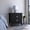 Black, variant on Rectangle Side Table with Shelves | Bedroom Organization | Stable and Durable Construction