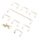 thumbnail image 1 of Estabilizador de teclado mecánico 2 especificaciones con accesorio de tapa de tecla de alambre dorado para bricolaje transparente, 1 of 5