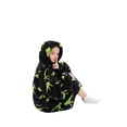 thumbnail image 3 of Komoo Adult Kids Oversized Wearable Blanket Hoodie Cartoon Plush Cozy Hooded Blanket Giant Blanket Hoodie, 3 of 5