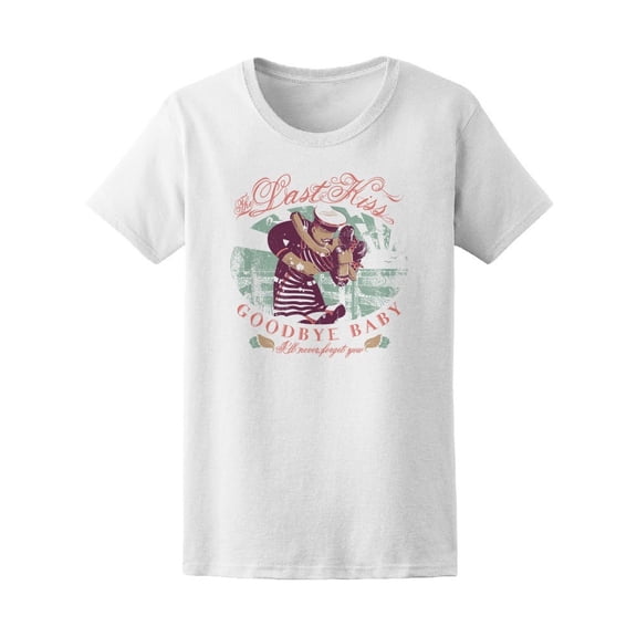Sailor Kissing His Lover Tee Women's -Image by Shutterstock