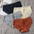thumbnail image 2 of unids/lote de bragas de algodón para mujer, ropa interior cómoda, ropa interior Sexy de cintura media, lencería femenina, calzoncillos de talla grande para mujer Tan Jianjun unisex, 2 of 2