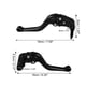 thumbnail image 3 of 1 Par Moto Freno Embrague Manetas Plegables CNC para Suzuki Negro, 3 of 6