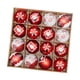thumbnail image 2 of 16x Bolas Navideñas Adornos Navideños Colgantes Bolas Colgantes Rojo blanco, 2 of 9