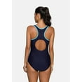 thumbnail image 3 of Attraco One Piece Women Sports Swimwear Sports Swimsuit Colorblock Swimwear Open Back Boyshort Bathing Suits Bikini Monokini, 3 of 7