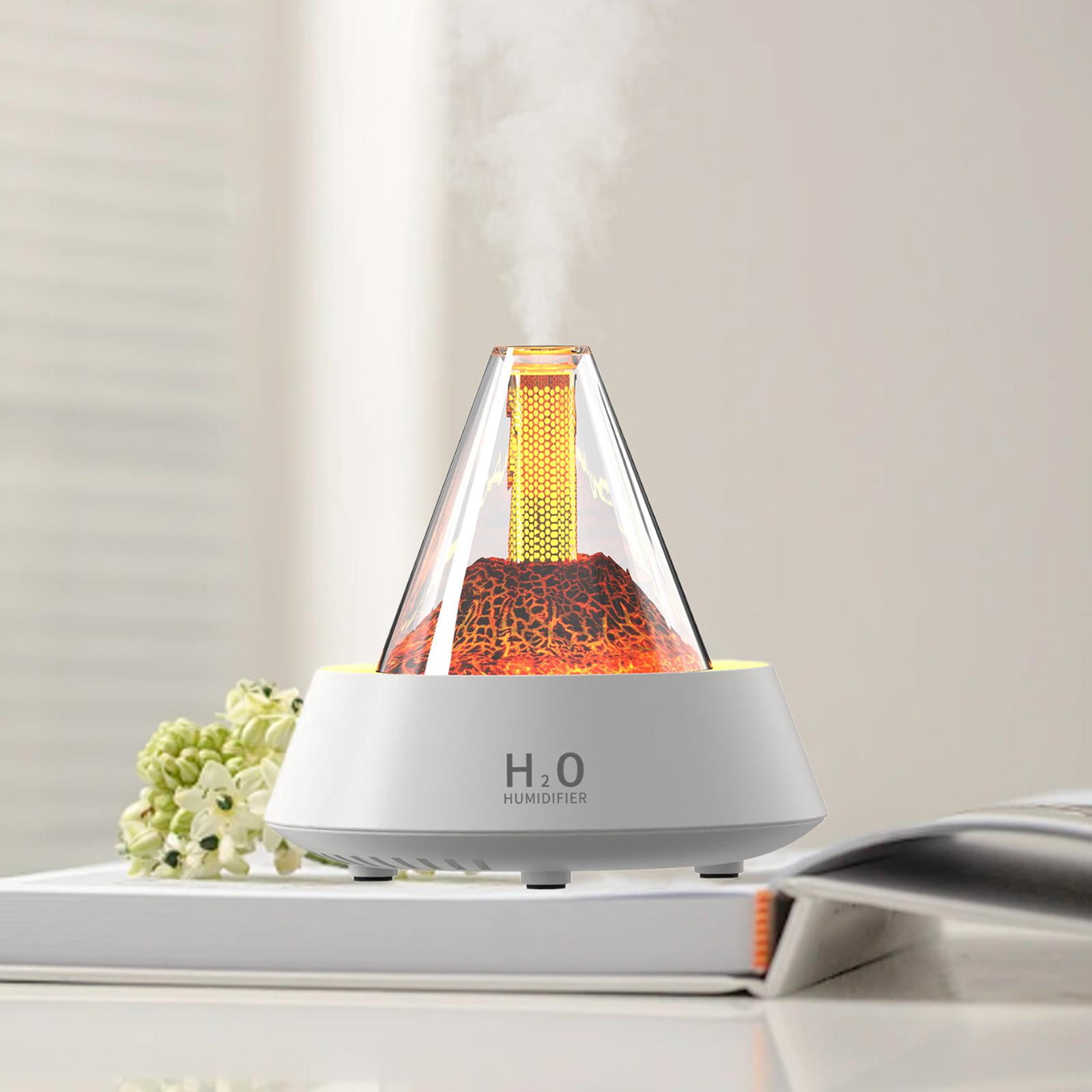 WLPZXP Air Humidifier Decor USB Essential Oil Diffuser for Baby Room Bedside Office White