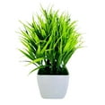 thumbnail image 2 of Guiexla Artificial Potted Green Plants Home Office Table Centerpiece Wedding Party Plastic Faux Greenery Bonsai Indoor Outdoor Desktop Decoration, 2 of 8