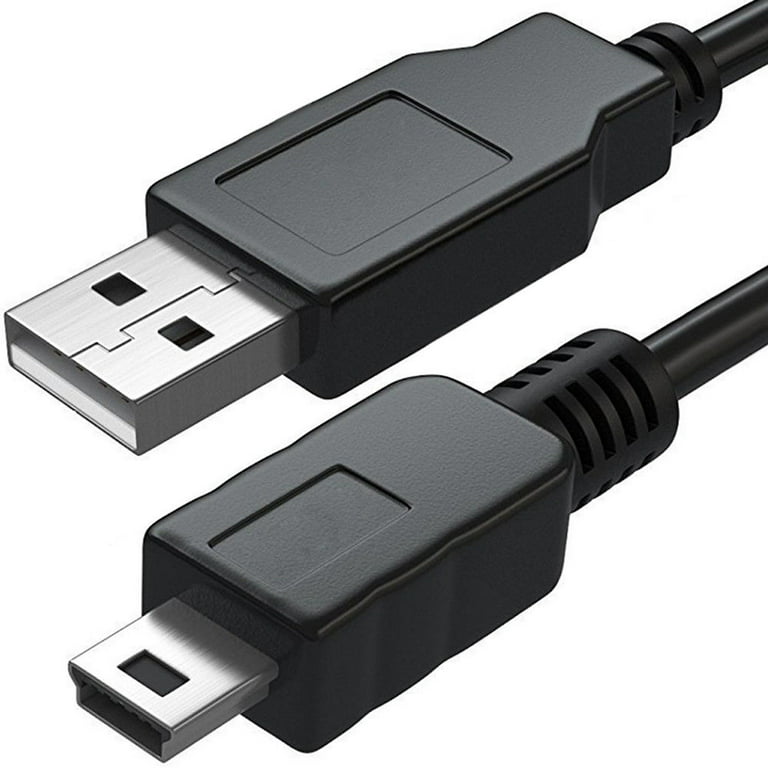 6.6Ft Charger Cable for PS3 Controller, 2Pack Long Mini USB Data