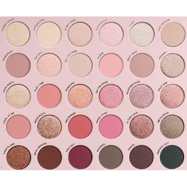 Paleta de sombras de ojos Colourpop Smoke N Roses Mega Matte Shimmery
