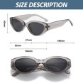 thumbnail image 3 of Gafas de sol europeas y americanas del nicho de la tendencia de la moda del marco pequeño del ojo de gato, hechas de PC, TR, 3 of 6