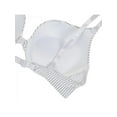 thumbnail image 5 of Women Front Close Wireless Bra Striped Adjusted Push Up Bra Tshirt Bra Wire Free Bra, 5 of 5