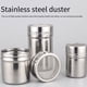 thumbnail image 5 of Bewildely 2pieces Steel Sprinkler Fine Mesh Cover - Can Pepper Spice 2pack/lot Lid With Spices Seasoning Jar Lid With Can Type2 NO2, 5 of 6