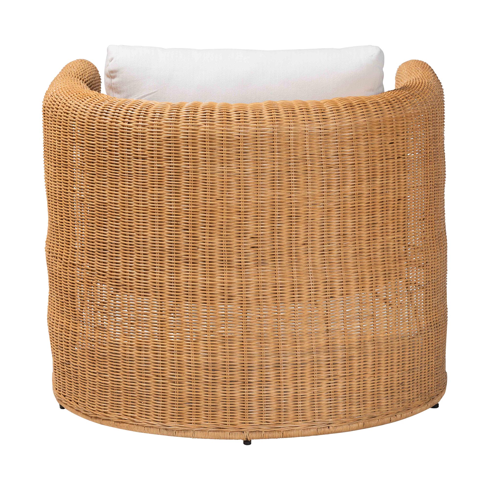 bali & pari Carina Boho Armchair, Light Honey