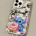 thumbnail image 3 of Funda de punto encantador de Disney para iPhone 15 14 13 12 11 Pro Max XR XS X 8 7 6 6S Plus SE 2020, funda protectora transparente con estampado para teléfono, 3 of 5