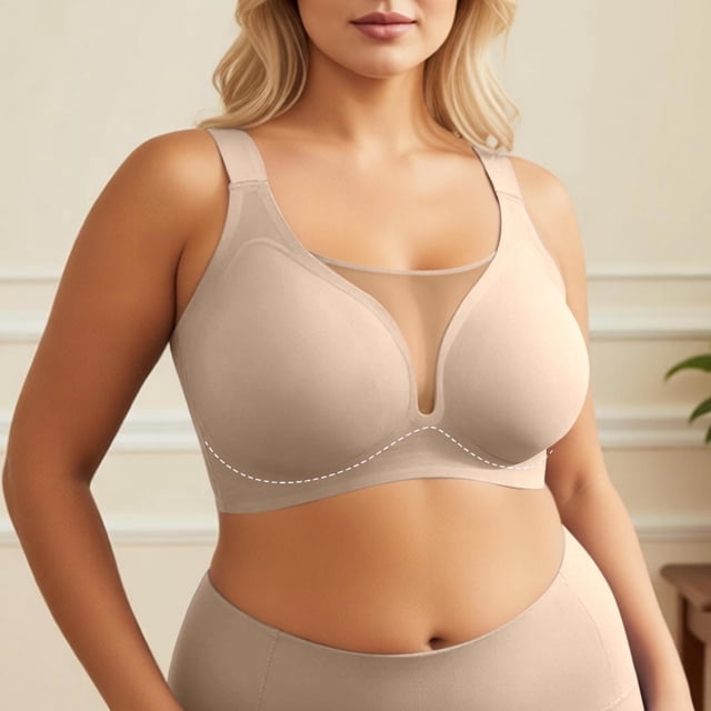 Comfortable And Transparent Shoulder Strap Cordless Backless Spongeless With Convertible Straps For Everyday Home Leisure