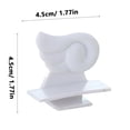 thumbnail image 2 of FONDOTIN toilet seat lifter avoid touching polypropylene white one finger operation for daily use 1 pcs, 2 of 8