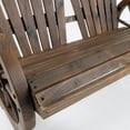 thumbnail image 2 of Outdoor Leisure Wooden Adirondack Bench, 2 of 7