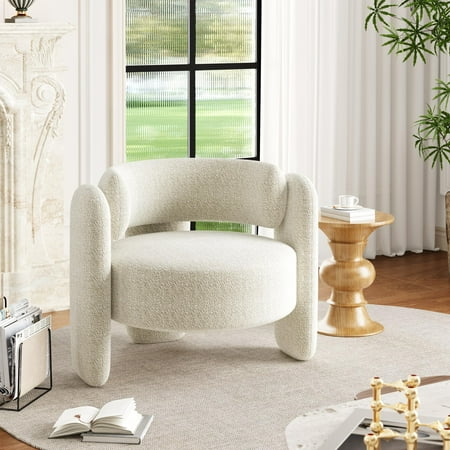 huisuilinss modern barrel chair chenille product