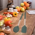 thumbnail image 5 of El sistema a prueba de calor del utensilio de cocina 2Pcs, BPA libera, utensilios de cocina antiadherentes con la manija del acero inoxidable, 5 of 5
