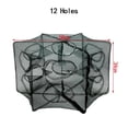 thumbnail image 4 of ACOUTO Crab Minnow Crawdad Cage, Fishing Trap Net,6/12 Holes Automatic Fishing Net Shrimp Cage Nylon Foldable Crab Fish Trap Cast, 4 of 5