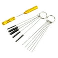 thumbnail image 3 of Kits de limpieza de aerógrafo, cepillo limpiador de aerógrafo, boquilla de pulverización, herramienta de limpieza para limpiar tubos finos, boquilla oro, 3 of 8