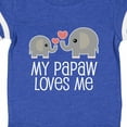 thumbnail image 4 of Inktastic Papaw Grandpa Loves Me Boys or Girls Baby Bodysuit, 4 of 5
