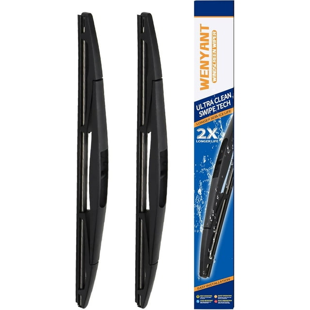 WWS-16 Inch Rear Wiper Blade Compatible with Honda Odyssey 2022-2005 Insight 11-10 Passport 2022-2019 Subaru Forester 2005-2004 Impreza 2011-2009 Outback 22-20 Back Windshield Wiper 16-B H410 (Pack o