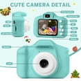 thumbnail image 3 of PayUSD Kids Camera for Girls Boys 32GB 1080HD Selfie Digital Cameras Video Toddler Toys Christmas Birthday Gift Age 3-10, Green and Blue, 3 of 9