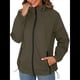 thumbnail image 3 of Chaqueta Impermeable para Mujer, Cortavientos, Impermeable, con Capucha, Plegable y Bolsillos. Verde XL, 3 of 9