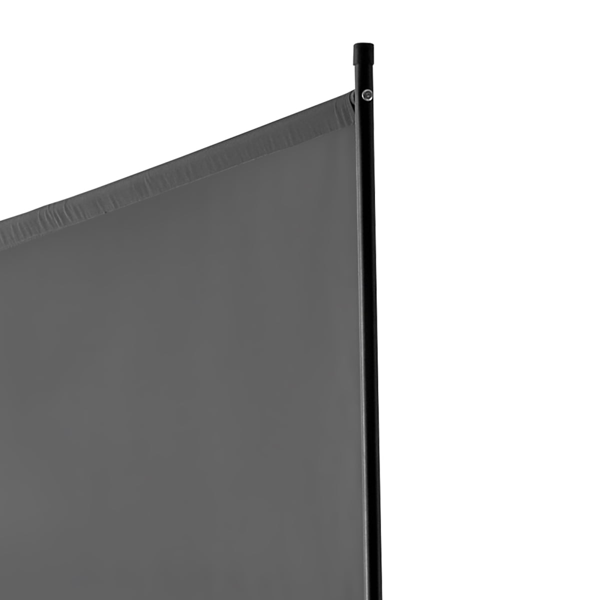 ZHICHUN 6FT Single Panel Room Divider Gray Freestanding Privacy Screen Iron Frame Waterproof Oxford Fabric Partition Divider for Bedroom Living Room Office