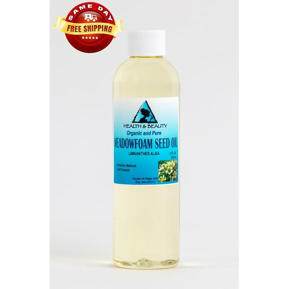 MEADOWFOAM SEED OIL ORGANIC CARRIER COLD PRESSED 100% PURE 4 OZ