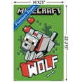 thumbnail image 3 of Minecraft - Wolf Wall Poster, 14.725" x 22.375", 3 of 3