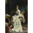 thumbnail image 2 of Jan Frederik Pieter Portielje 18x24 Black Ornate Framed Double Matted Museum Art Print Titled: Before the Ball, 2 of 5