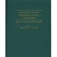 thumbnail image 1 of American Vocal Chamber Music, 1945-1980: An Annotated Bibliography, Vol. 4, 1 of 1