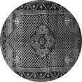 thumbnail image 1 of Ahgly Company Indoor Round Persian Gray Traditional Area Rugs, 8' Round, 1 of 1