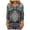 Black, variant on GEWSEY Boho Tops for Women 2025 3/4 Length Sleeve Tunic Tops Casual V Neck Shirts Basic Tees Business Work Blouses Fall Clothes (Navy, 3XL)