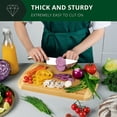 thumbnail image 2 of Royal Craft Wood Bamboo Cutting Board for Kitchen– Wooden Chopping Board for Kitchen Prep, Butcher Block with Juice Groove – Charcuterie Tray for Meat, Vegetables, Fruit & Cheese (XL, 18" x 12"), 2 of 6