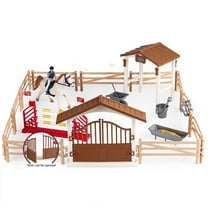 Horse Stable Playset with Rider & Horses - Toy Figures for Boys & Girls, Ages 3-8