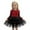 Red, variant on Girls Dresses Sequin Bowknot Tutu Dress Toddler Tulle Sparkly Long Sleeve Fall Winter Party Dress Flower Girl Dress for Age 7-8 Years Girl, Black