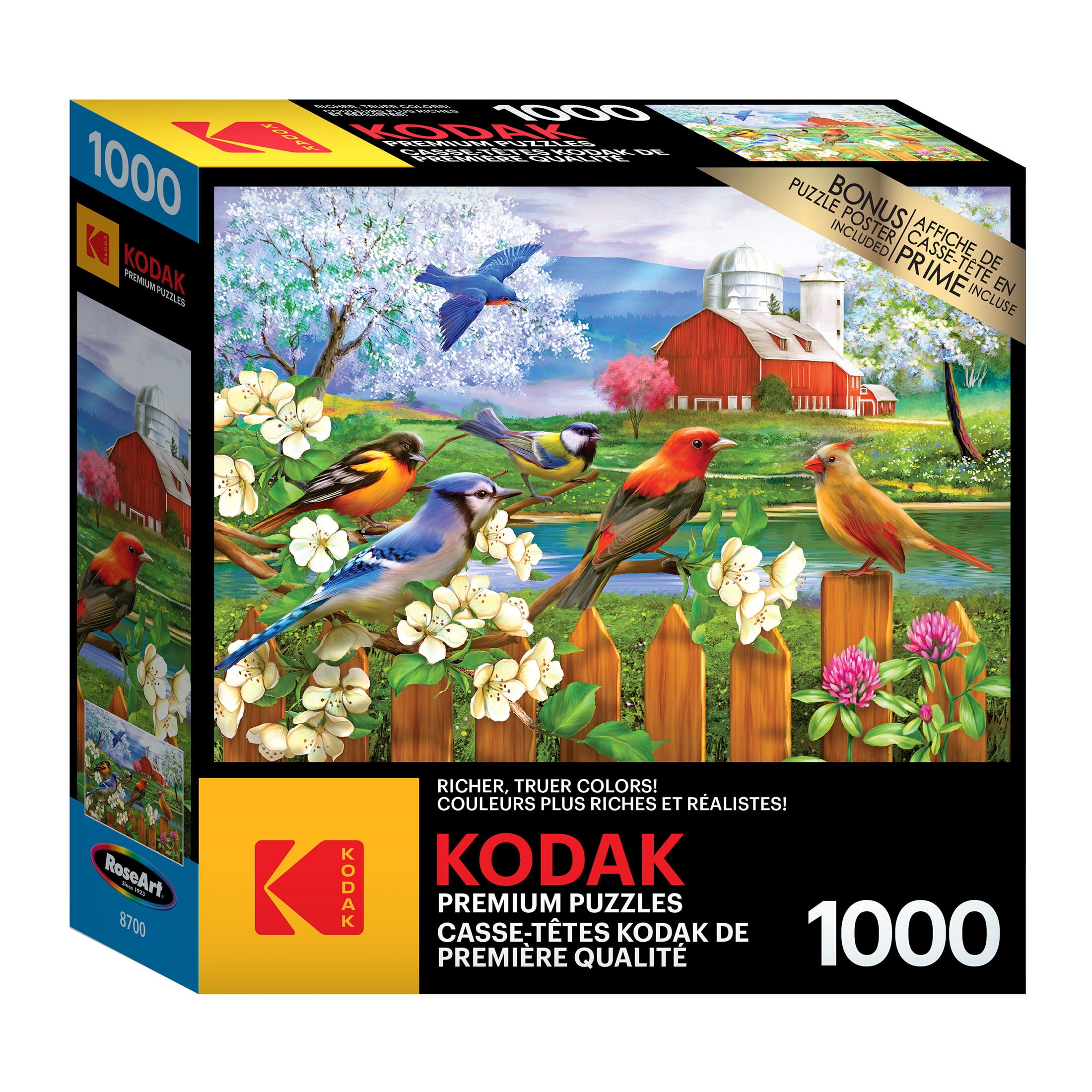 Cra-Z-Art Kodak 1000-Piece Springtime Gathering Interlocking Jigsaw Puzzle